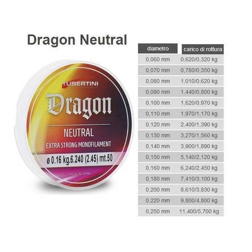 Monofilo dragon tubertini - monofilo,
