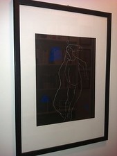 Marino Marini, acquatinta ORIGINALE! GIGANTESCA, DA MUSEO! Mambor Biggi Rabarama