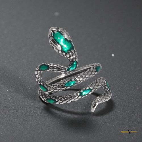 Anello serpente donna argento - anello,