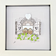 Pebble Art Picture New Home