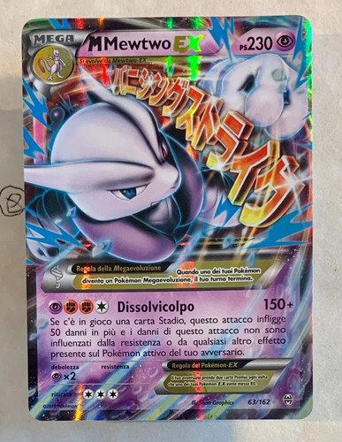 Pokemon mega mewtwo 162 - ex, 63/162