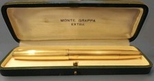 Penna Stilografica Rara Vintage Monte Grappa Extra In Oro 750