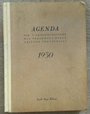 AGENDA DIRITTO DEL LAVORO AMMINISTRAZIONE AZIENDE INDUSTRIALI BUI JANDI 1950