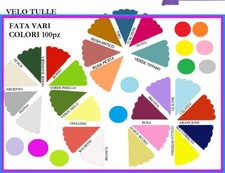 100x VELO VELI DI FATA TULLE