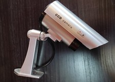 2 telecamere finte dummy fake CCD a pile. Camera esterna/interna