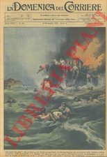 BELTRAME A. - Motobarca s'incendia e l'equipaggio si butta in acqua.