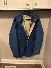 Vintage Woolrich Blue Hooded