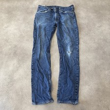 Levi's Jeans Uomo 34" Pantalone Denim Vestibilità Dritta, Blu