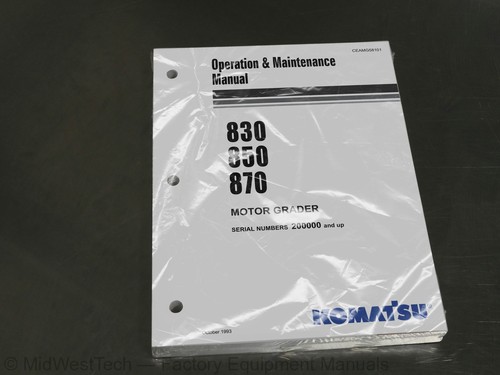 Komatsu 830 850 870 - 830,, 850,