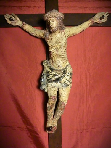 Crocifisso ligneo con cristo - ligneo,