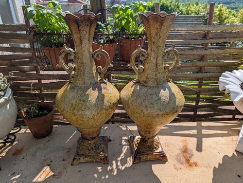 Coppia vasi decorativi vintage
