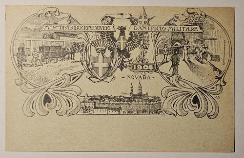 Cartolina militare novara - militare,