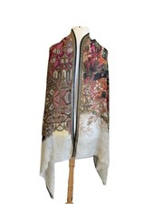 Sciarpa scialle misto seta