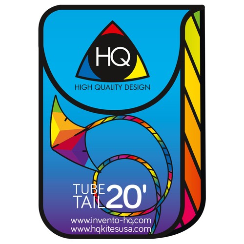 Kite tubo coda arcobaleno - kite,