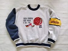 Felpa Pullover Svezia Mondiali 1958 Adidas 1958 Vintage anni 90 Taglia Media/Grande 