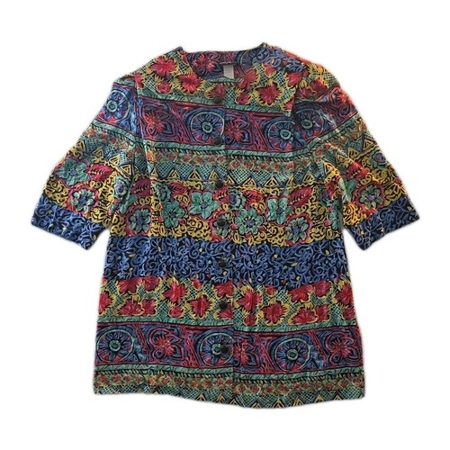 Abito midi vintage multicolore - abito,