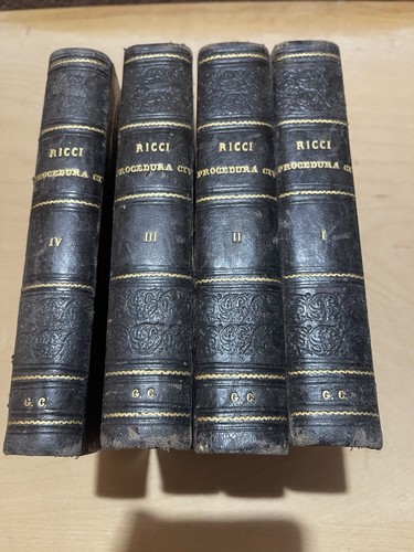 Ricci procedura civile - procedura, 1880