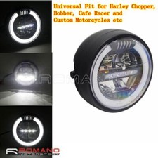 Proiettore Moto Bianco DRL E8