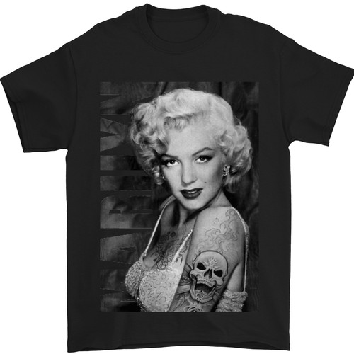 Shirt uomo marilyn tattoo - t-shirt,
