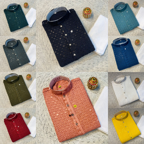 Set completo kurta pajama uomo - completo,