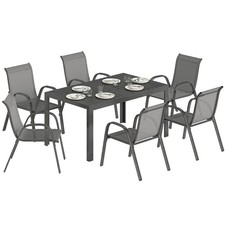 Outsunny Set da Pranzo Esterno