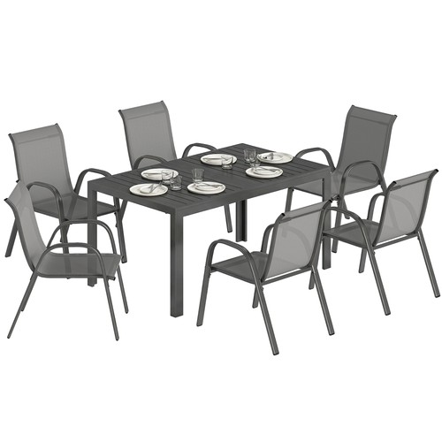 Outsunny set pranzo esterno - set, da