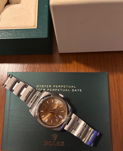 Rolex oyster perpetual mm - oyster,
