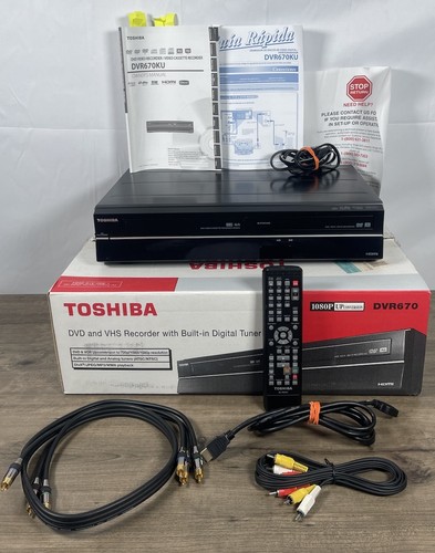Toshiba dvr670ku dvd vcr - 🔥toshiba,