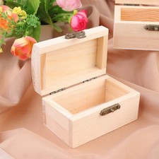  6 Pcs Porta Gioie Piccolo Scatola Oggetti Custodia in Legno Cassa