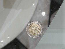 moneta 2 euro fiori di lampone 2000 rara 