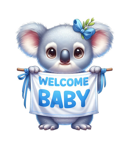 Adesivi auto welcome baby - auto,