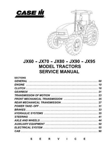 Case jx60 jx70 jx80 jx90 - ih,