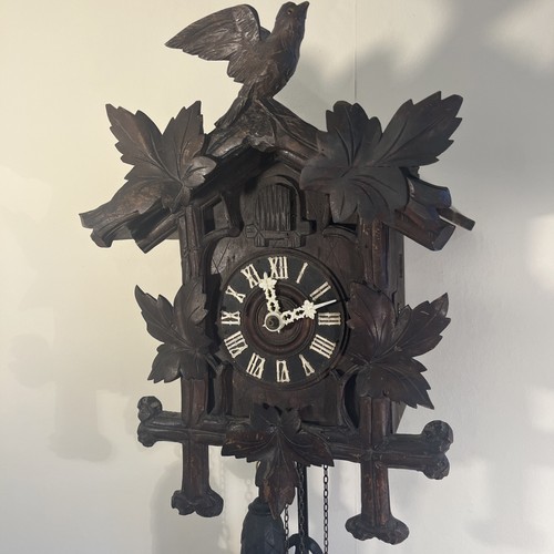 Antique black forest cuckoo - black,
