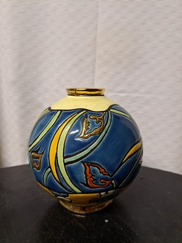 Vase boule faiencerie - vase,