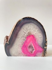 Splendido GEODE DI AGATA ROSA