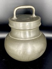 Antico Contenitore in Stagno Francese Fine '800 per Brodo - Pot à Bouillon