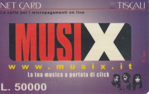 Tiscali netcard musix da - @,