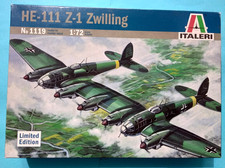 Heinkel HE 111 Z-1 ZWILLING Italeri 1:72 No.1119 Edizione Limitata
