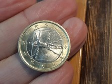moneta da 1 euro - anno 2002 -