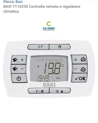Baxi 711425000 controllo - baxi,