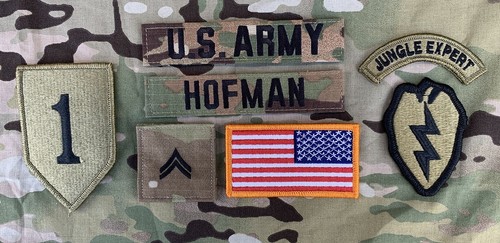 Set patch esercito americano - 7,