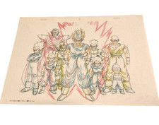 Dragon Ball SonGoku Vegeta Cel foglio artistico A4 Akira Toriyama anime giapponese