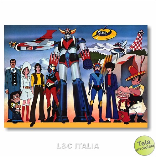 Goldrake stampa tela per - stampa, su