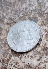 Rarissima moneta 1 lira cornucopia e bilancia repubblica italiana 1951