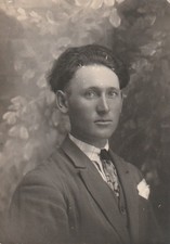 B4 - Foto Photo Fotografia Anni 20 - Uomo 1 ° Piano