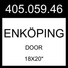 Porta IKEA ENKOPING ENKÖPING effetto legno bianco 18x20" 405.059.46