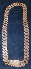 Catena italiana rodiato oro