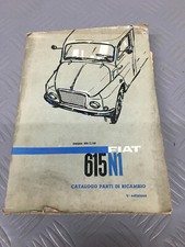 catalogo parti di ricambio FIAT 615 N 1 originale FIAT dell'epoca  4° edizione