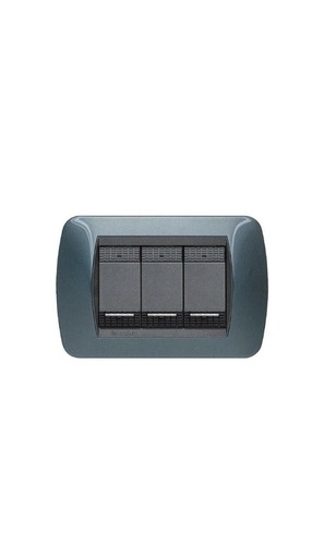 Placca bticino living metallo - placca,