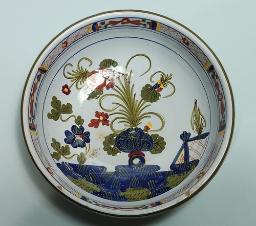 Antica ciotola maiolica - in, con